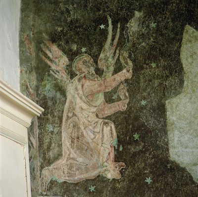 Weihrauch schwenkender Engel, spätes 13. Jahrhundert von English School